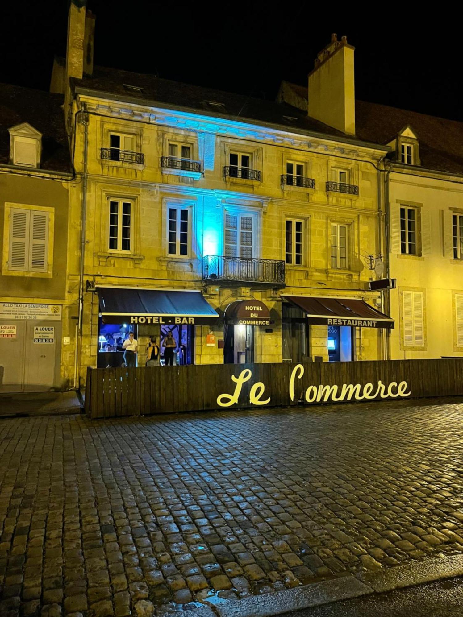 Hotel Du Commerce Semur-en-Auxois Dış mekan fotoğraf